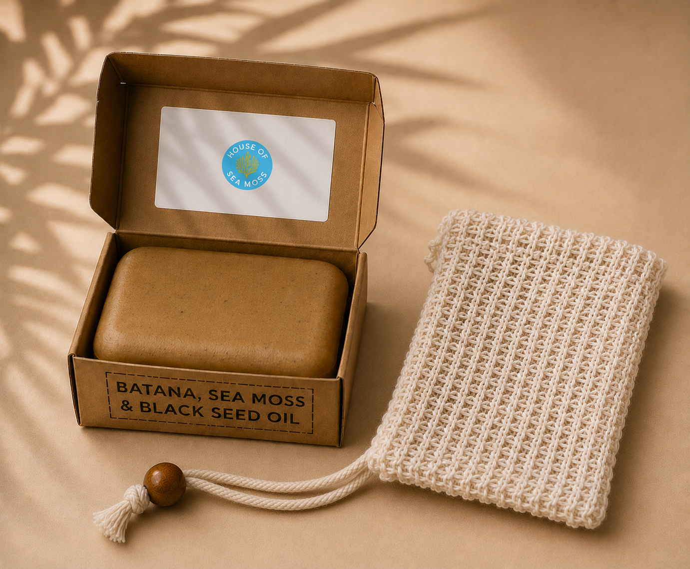 Batana Oil, Blackseed Oil & Sea Moss Soap