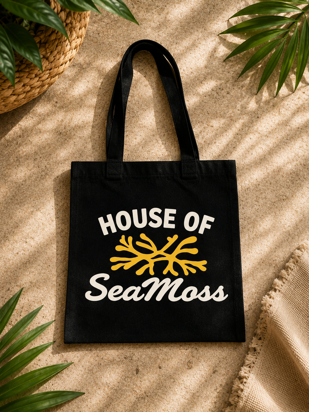 Noir House of Seamoss Tote Bag