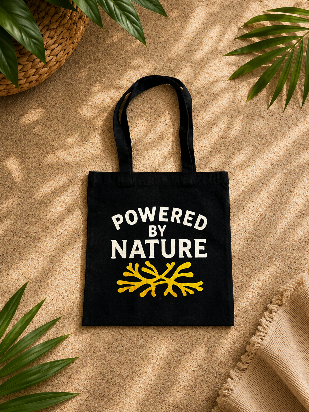 Noir Powered By Nature Tote Bag
