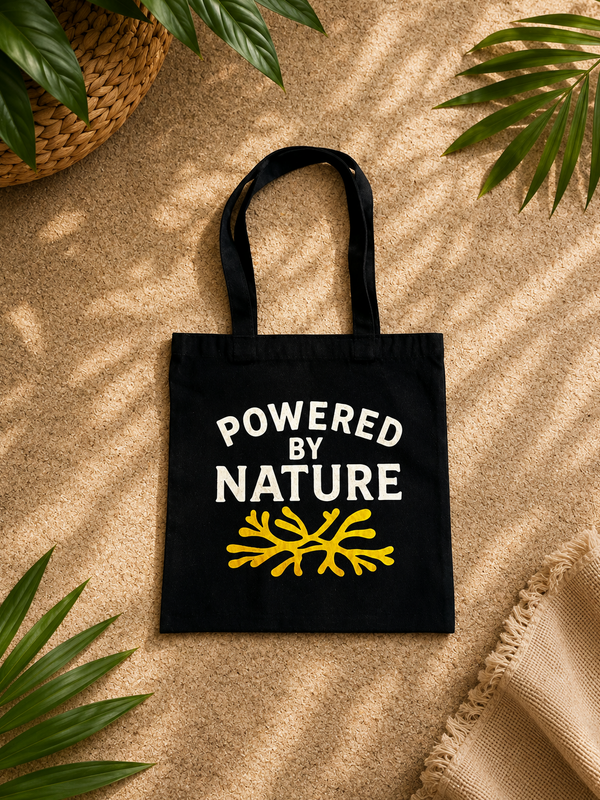 Noir Powered By Nature Tote Bag